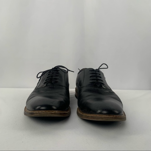 Aston Grey‎ Leu Leather Lace Up Oxford in Black Size 12 - Picture 4 of 8